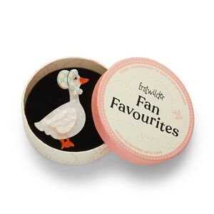 Erstwilder Goose Brooch